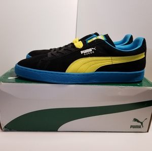 12 Black Blue Puma Suede Classic + LFS
